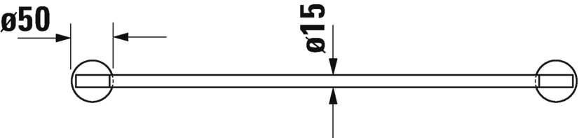 Полотенцедержатель Duravit Starck T 0099424600 черный