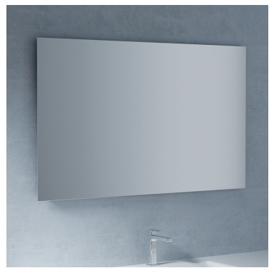 Зеркало прямоугольное без подсветки для ванной комнаты BMT Galaxy 801 404 185 01   1850х729х30 мм, серый