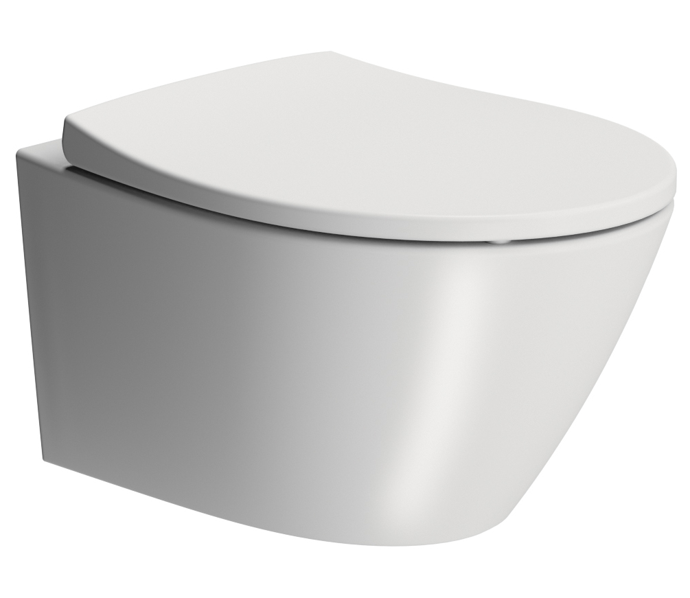 Сиденье для унитаза GSI MODO MS98C09 SoftClose, цвет белый матовый