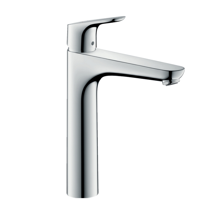 Однорычажный смеситель для раковины HANSGROHE Focus 31608000 190 мм, с донным клапаном, цвет Хром