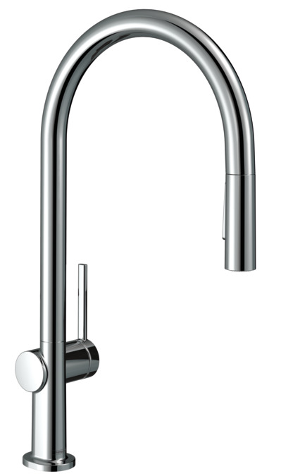Кухонный смеситель однорычажный с вытяжным душем Hansgrohe Talis M54 72800000 хром 