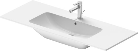 Раковина Duravit Me by Starck 2336120060 без отверстий под смеситель, с переливом, белая