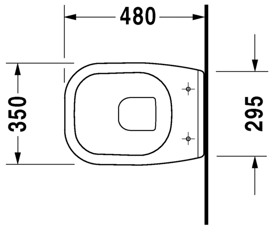 Подвесной унитаз Duravit D-Code 22110900002 48 см белый