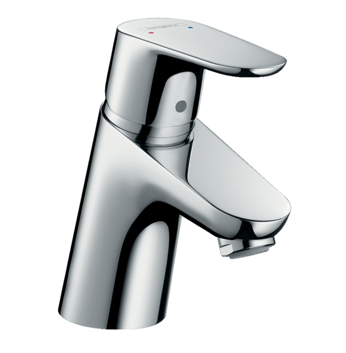 Однорычажный смеситель для раковины HANSGROHE Focus 31730000 70 мм, с донным клапаном, цвет Хром