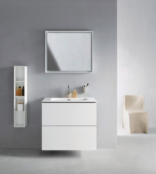 Тумба подвесная под раковину Duravit L-Cube LC630502222 белый глянцевый