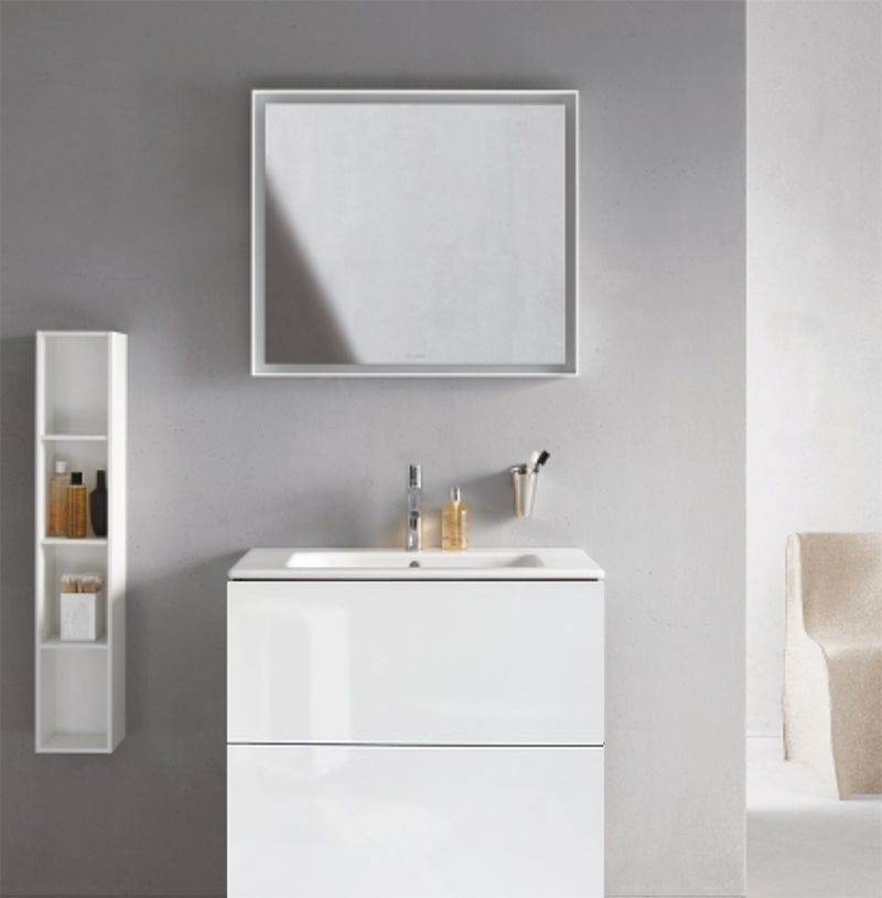 Тумба подвесная под раковину Duravit L-Cube LC624008585 белый глянцевый