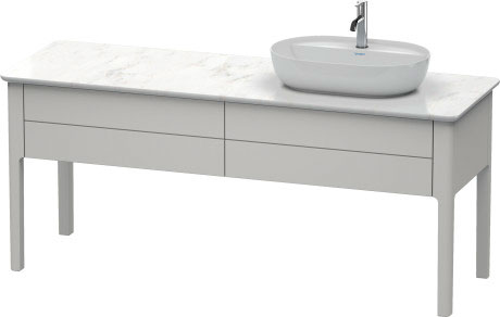 Тумба напольная под столешницу Duravit Luv LU9563R3939 скандинавский белый