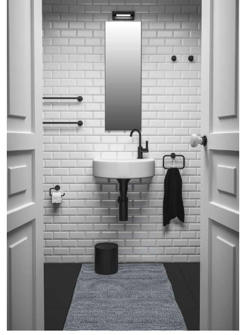 Держатель запасного рулона туалетной бумаги  DECOR WALTHER   Basic BA ERH   0530300     Ø 4,8 X 14,4 см, цвет: хром