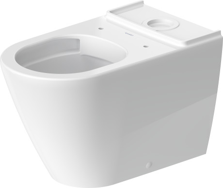 Унитаз напольный Duravit D-Neo Rimless 2002090000 370 мм х 650 мм, с вертикальным смывом, Vario, без смывного края, с креплением, белый