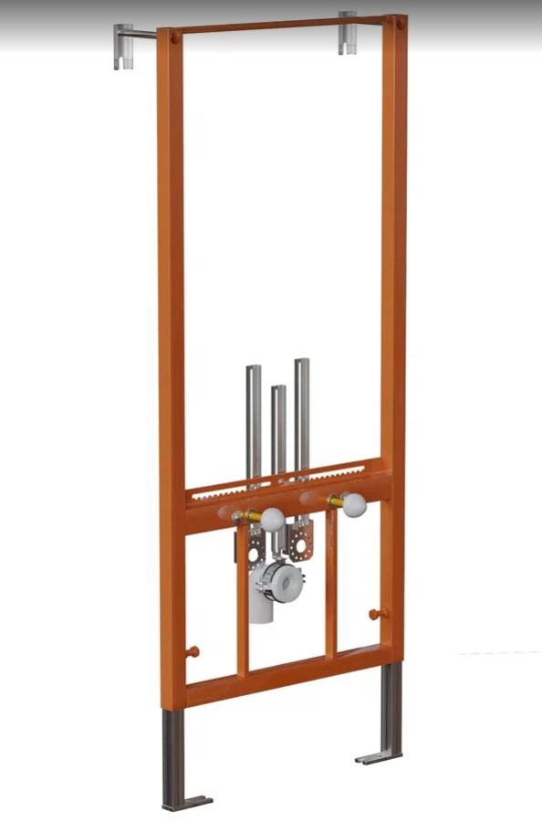 Инсталляционная система для биде ARTCERAM 700.102  1300х500 мм с креплениями, коричневая