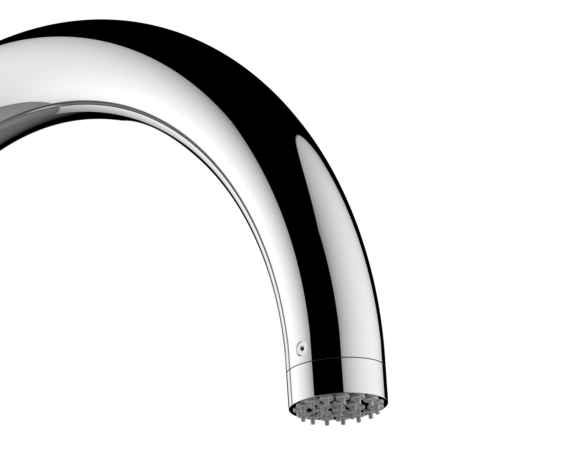 Душевая колонна напольная BOSSINI MONT BLANC L80001.030 2285 мм, с подогревом, для установки вне помещения,  цвет Полированная нержавеющая сталь