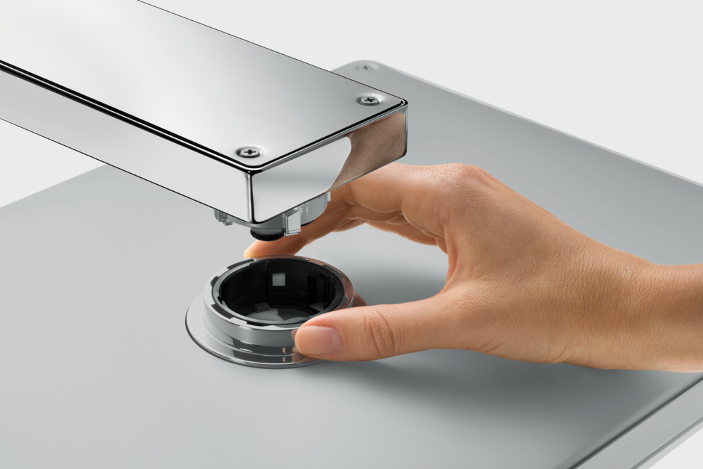 Верхний душ Hansgrohe Rainmaker Select 24007600 Чёрное стекло