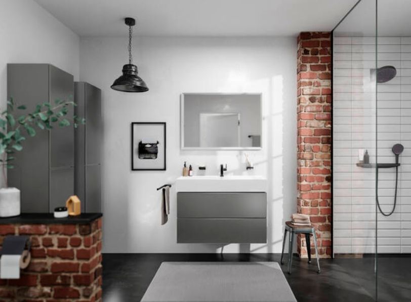 Верхний душ круглый потолочный HANSGROHE Rainfinity 26229990 250, 1jet, с EcoSmart, цвет Полированное золото