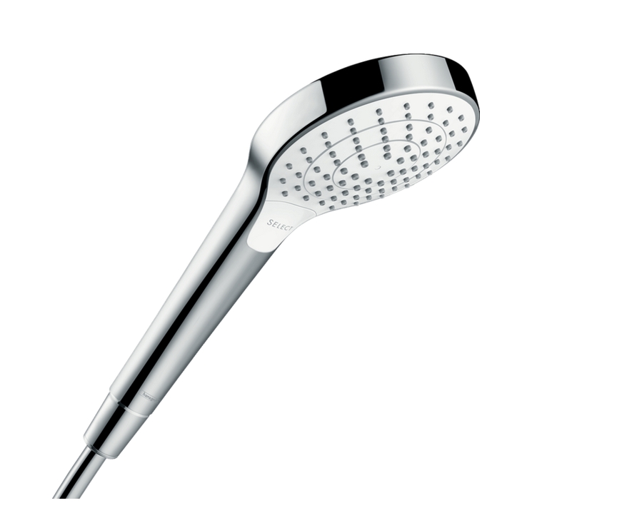 Ручной душ Hansgrohe Croma 110 Select S Vario     26803400¶ с EcoSmart, цвет Белый/Хром