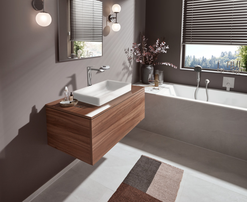 Мыльница HANSGROHE AddStoris 41746340 Шлифованный чёрный хром