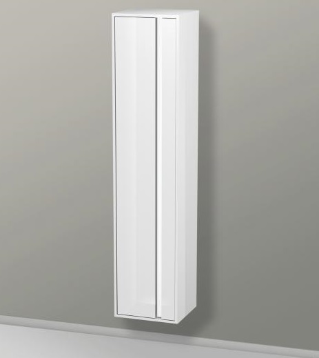 Шкаф высокий Duravit Ketho KT1255L2222 левый, с полками, белый глянцевый
