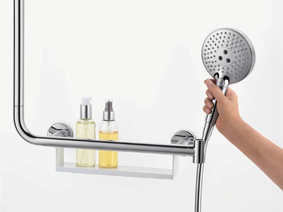 Душевой набор со штангой левосторонний HANSGROHE Raindance Select S 26324000 120, 3jet, цвет Хром