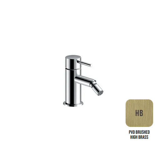 Однорычажный смеситель для биде ALMAR WASH BASIN E214003.HB излив 106 мм, цвет High Brass