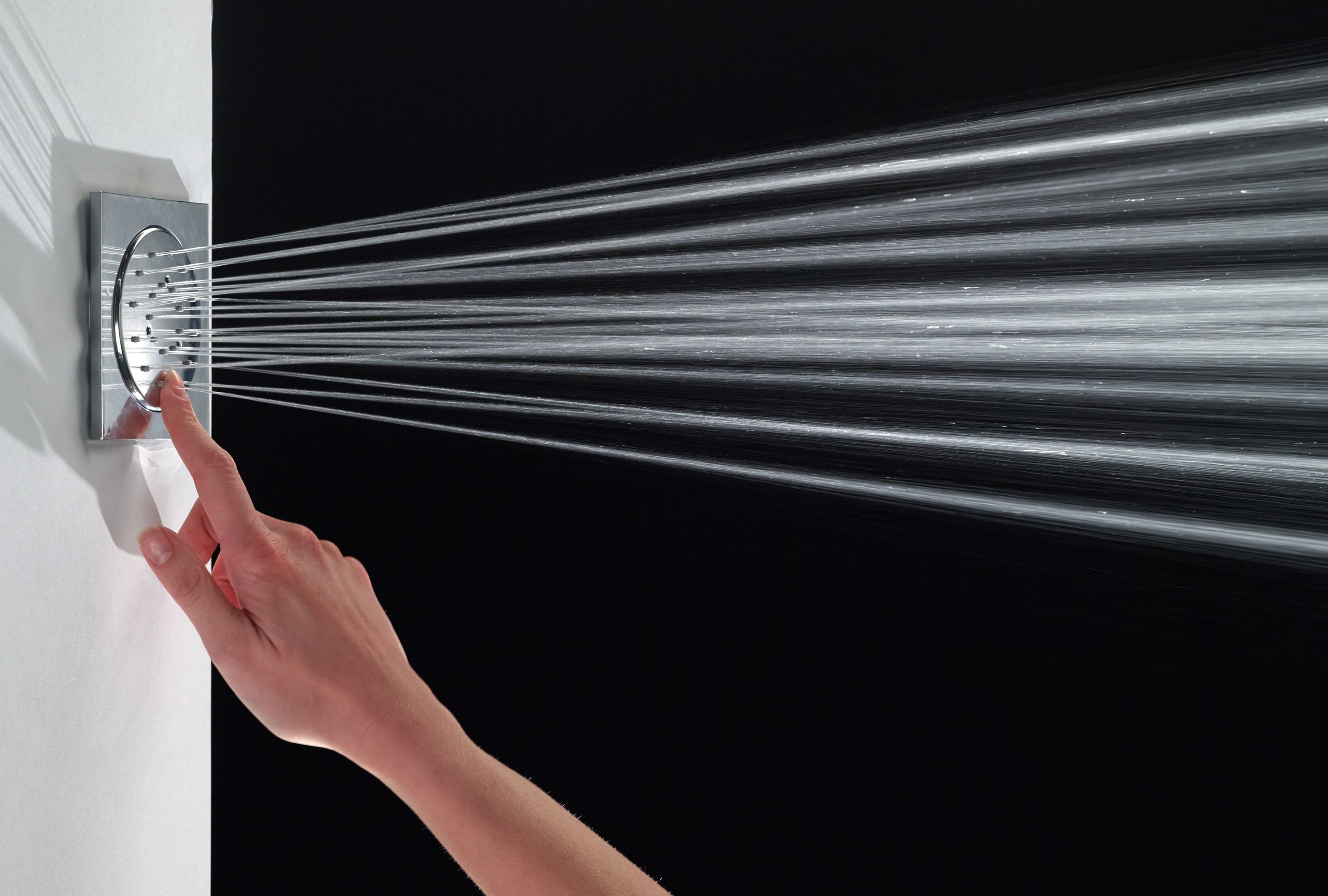 Форсунка боковая для душа Bossini Cubic Reg I00198 Хром