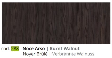 Высокий шкаф с 2 створками BMT BLUES 4.0 901 302 HZF 01 288   700х2035х500 мм, цвет Burnt Walnut: