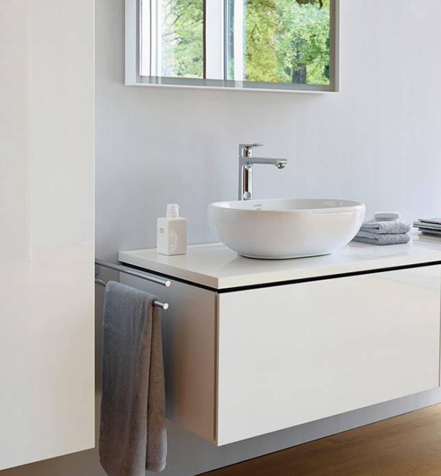 Тумба подвесная под раковину Duravit L-Cube LC614101818 белый матовый