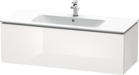 Тумба подвесная под раковину Duravit L-Cube LC614308585 белый глянцевый
