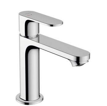 Смеситель однорычажный для раковины HANSGROHE REBRIS S 72588000 110 мм, с CoolStart, c донным клапаном, хром
