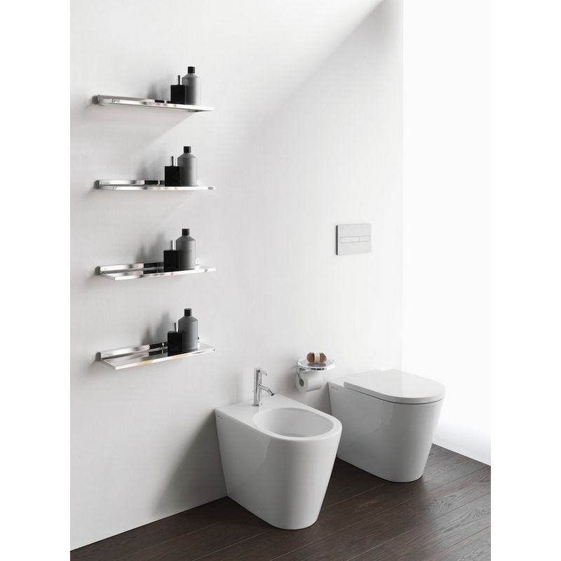 Полочка настенная  Kartell by Laufen  3.8533.0.086.000.1  45 см,  пластик серебро