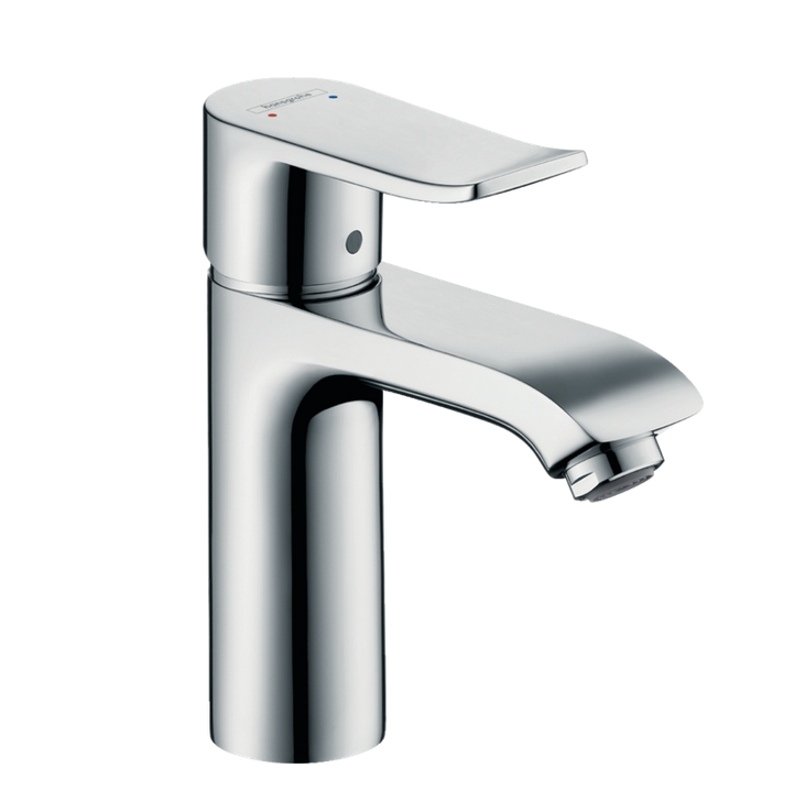 Однорычажный смеситель для раковины HANSGROHE Metris 31204000 без донного клапана, цвет Хром