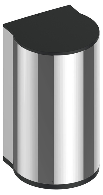 Дозатор для пены KEUCO PLAN 14956 010437 с LED - указателем уровня, хром/тёмно-серый