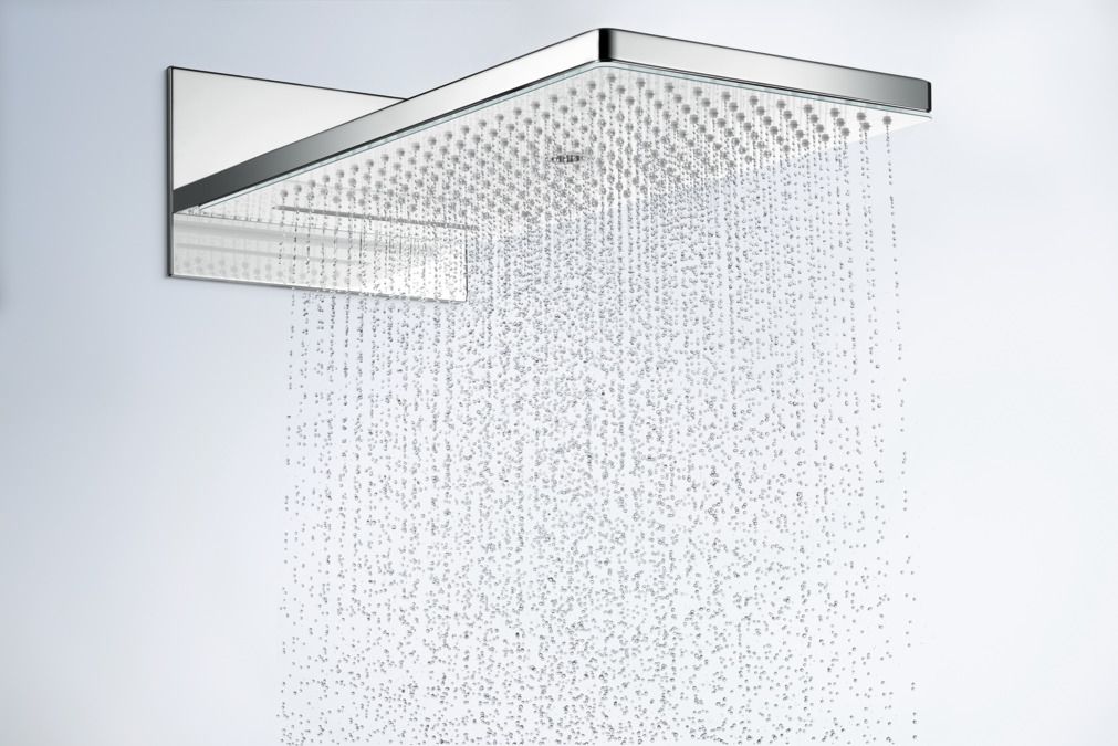 Верхний душ настенный Hansgrohe Rainmaker Select 24001600 Хром/Чёрный