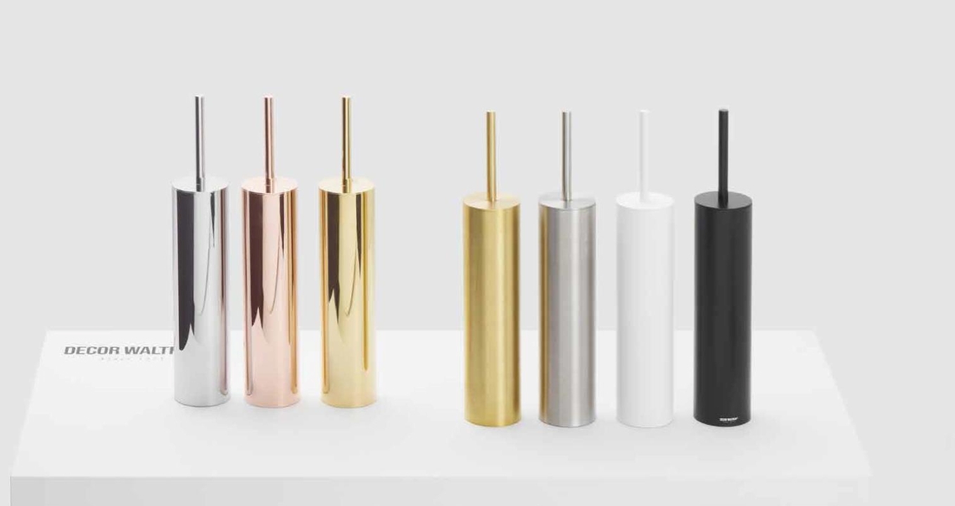 Ершик для унитаза подвесной  DECOR WALTHER   Mikado MK WBG   0521300   40 X Ø 7 X 8 см, цвет Хром