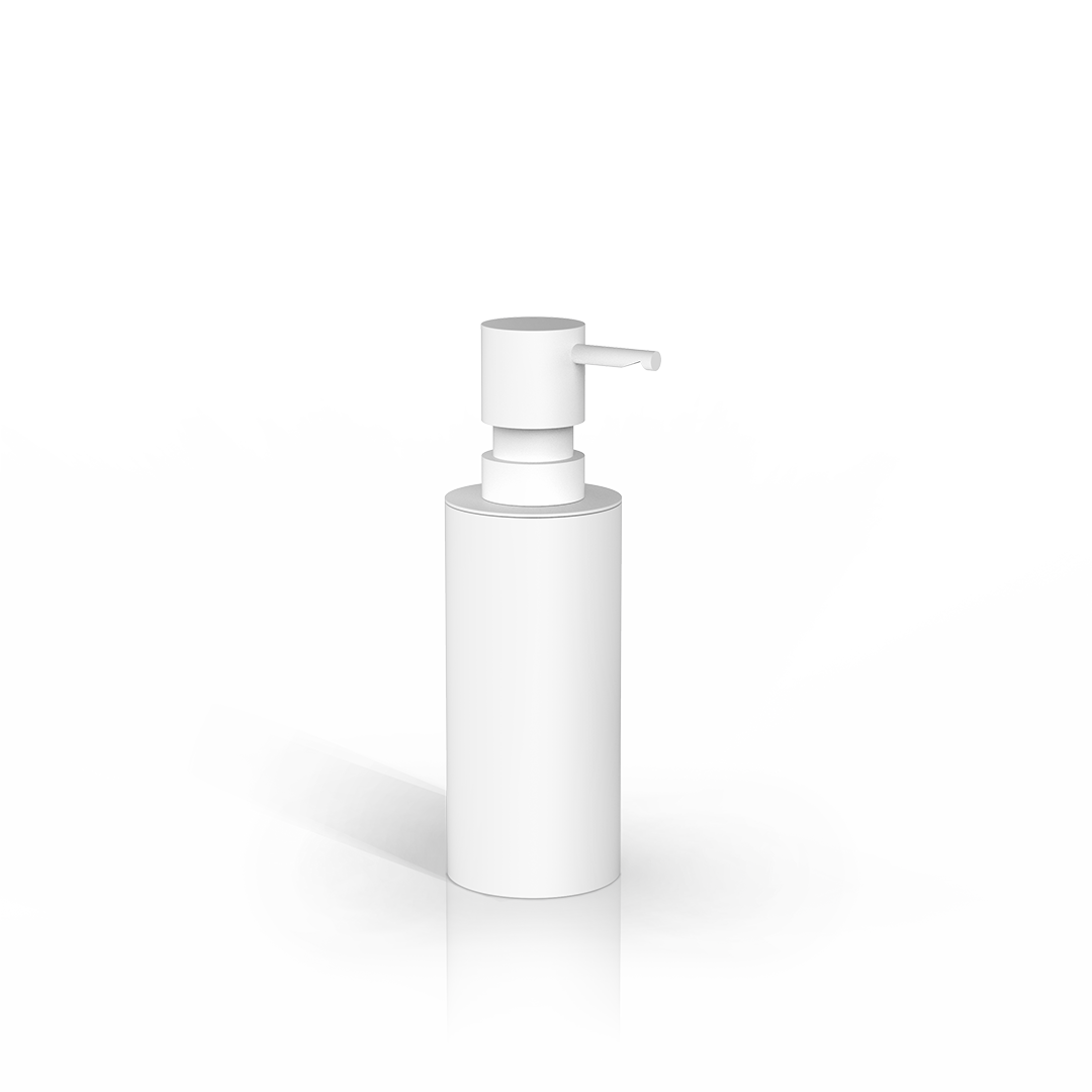 Дозатор мыла настольный DECOR WALTHER  Mikado MK SSP   0521250    17,5 X Ø 5,5 X 7 см, цвет белый матовый White Matt