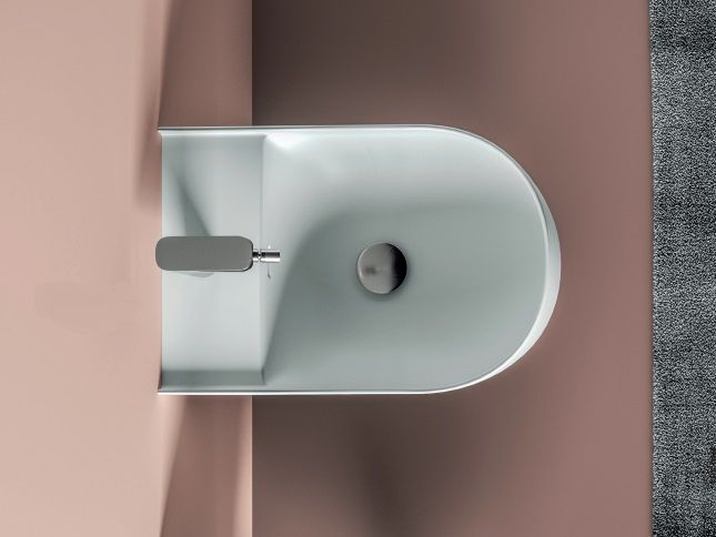 Биде подвесное ARTCERAM THE ONE THB001 17 00 520 мм х 350 мм, с 1 отверстием под смеситель, c креплением, чёрное матовое.( Снимается с производства)