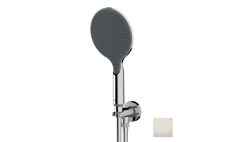Душевой комплект BOSSINI Apice CE3002C.094 с ручным душем, держателем и шлангом, никель шлифованный