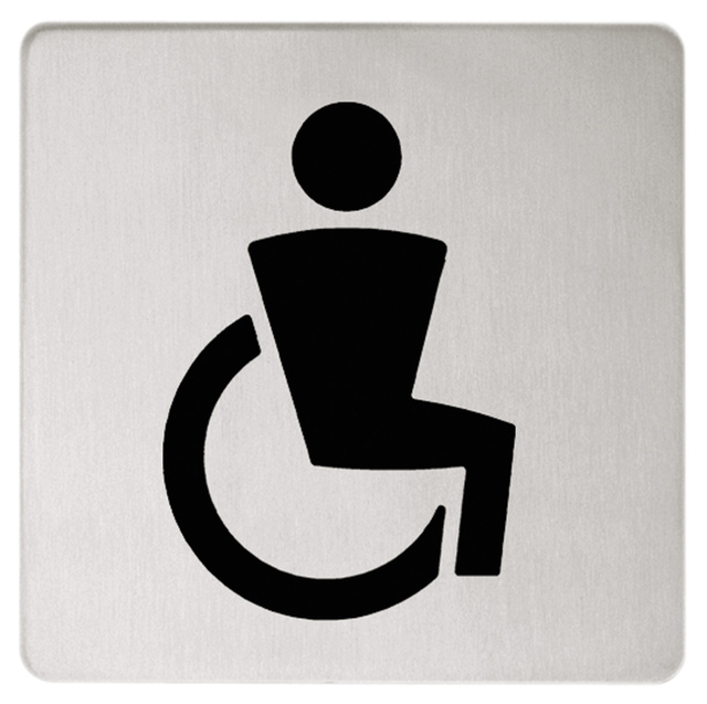 Табличка на дверь "Для Инвалидов" KEUCO PLAN 14968 010000 Хром