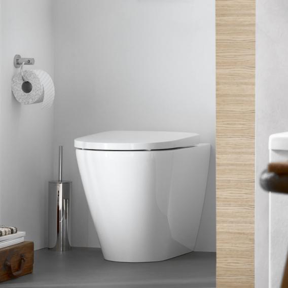 Унитаз напольный пристенный Duravit D-Neo Rimless 2003090000 370 мм х 580 мм, с вертикальным смывом, без смывного края, с креплением, белый
