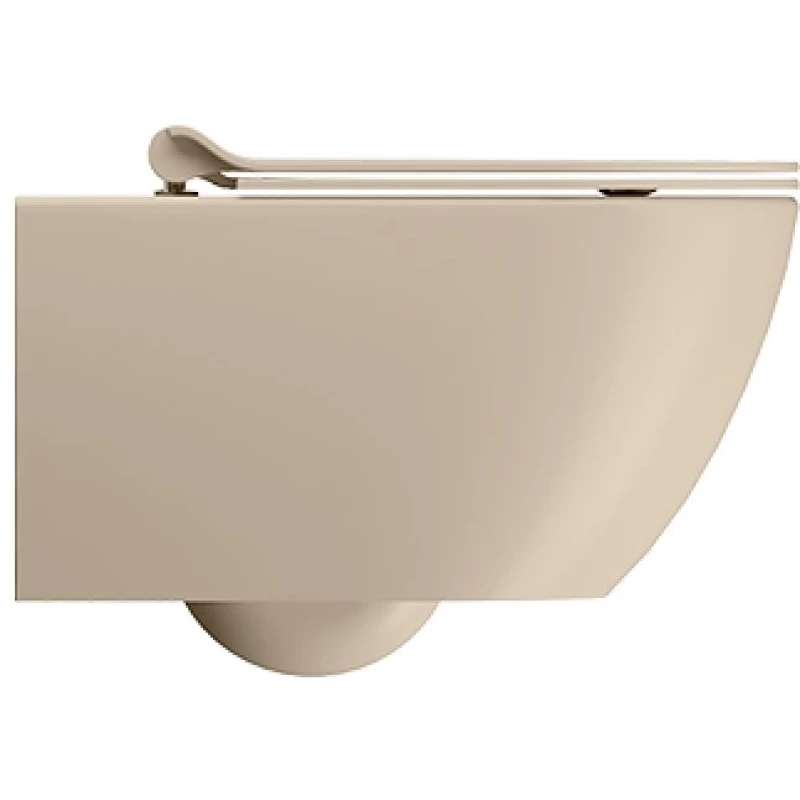 Унитаз подвесной безободковый GSI PURA 8815FR508 550 мм х 360 мм, с Swirlflush, с крепежом, цвет Creta Matte (старый артикул 881508 / 8815FR208)