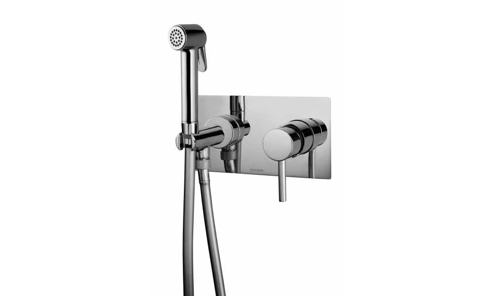 Гигиенический душ со смесителем Bossini Paloma Brass Z005395 Хром (комплект)