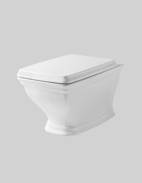 Унитаз подвесной ARTCERAM CIVITAS CIV001 03 00 540 мм х 360 мм, с креплением, чёрный глянцевый (Снимается с производства)