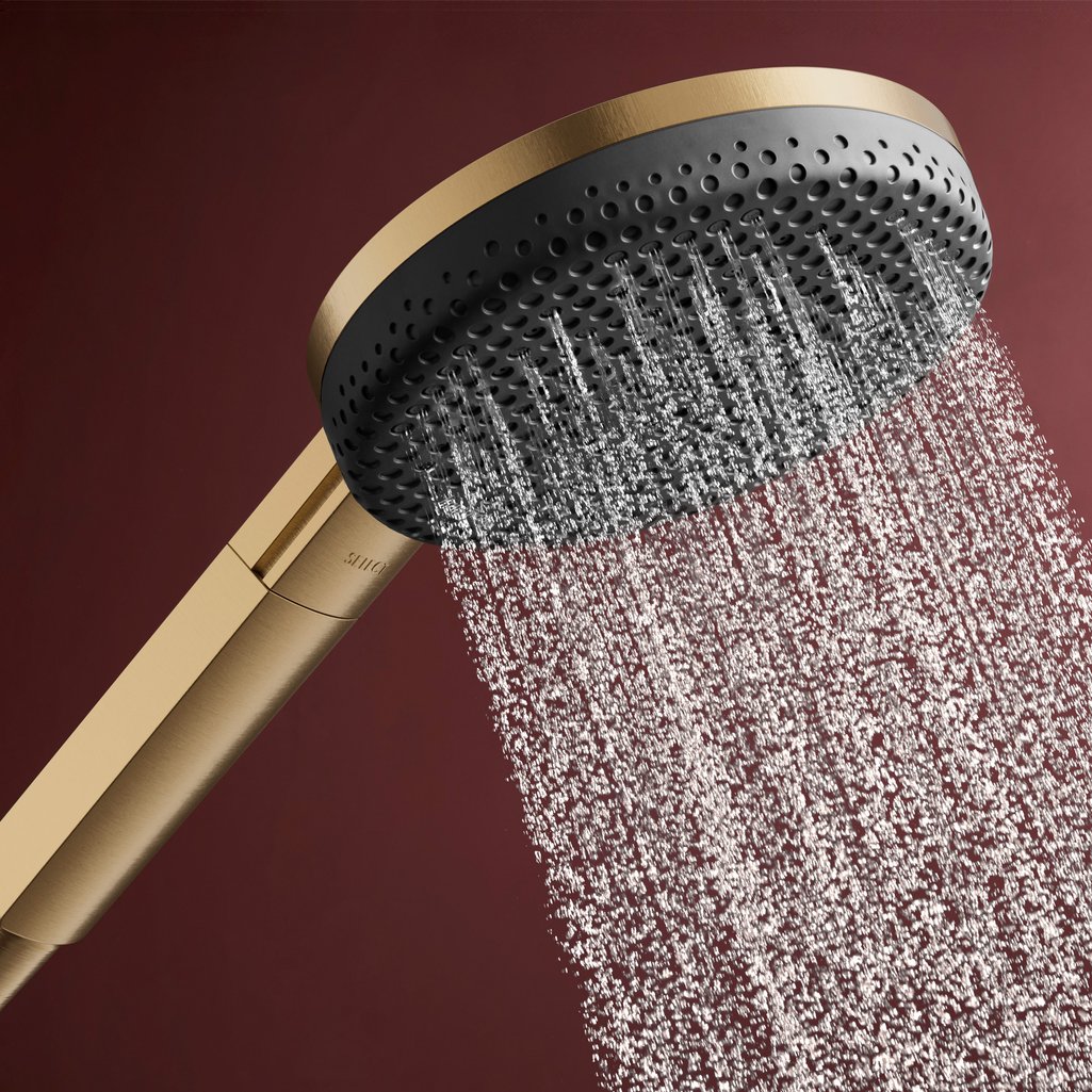 Ручной душ HANSGROHE Raindance Alive Select S 24500140 125 3jet, шлифованная бронза