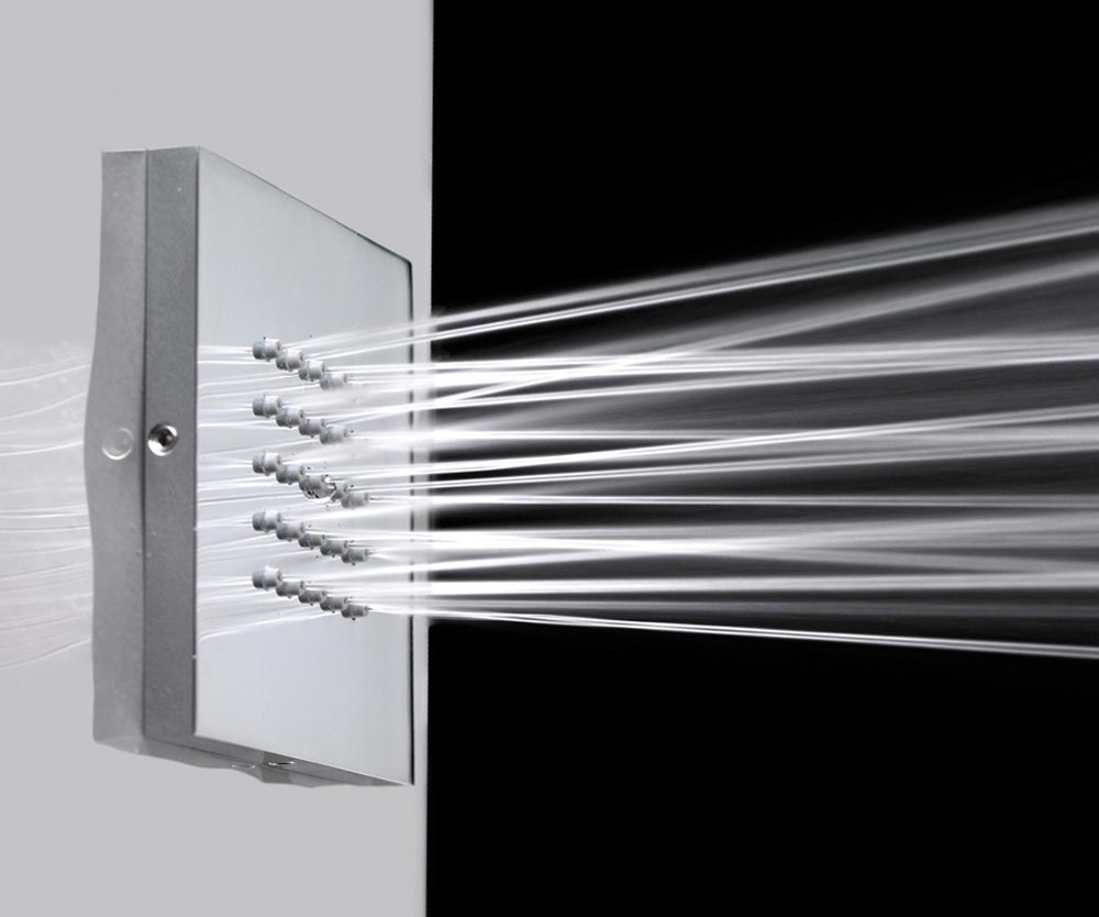 Форсунка боковая для душа Bossini Cubic Flat Box I00178 Хром