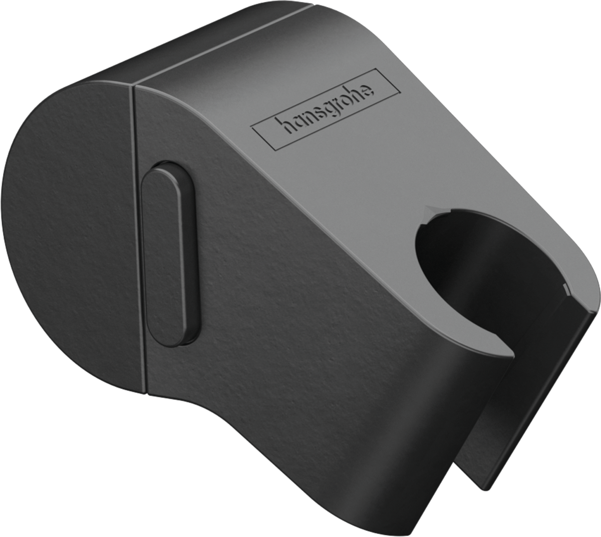 Слайдер с кнопкой для ручного душа HANSGROHE WallStoris 27917670 Матовый чёрный