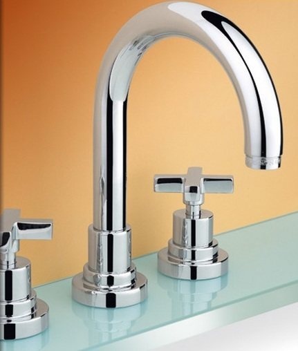 Смеситель для раковины двухвентельный NICOLAZZI MONTE CROCE 2208CR27 на 3 отверстия, хром
