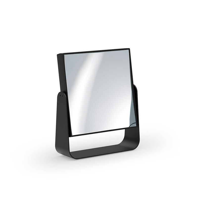 Косметическое зеркало настольное DECOR WALTHER Porcelain SPT 67 7X    0113260  двустороннее, увеличение7X/1X, Цвет черный матовый