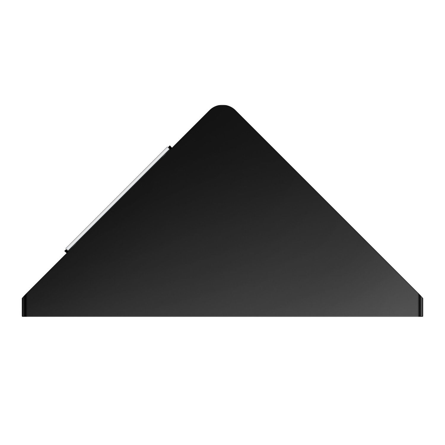 Угловая полочка для душа KEUCO AVENO 14657 370000 с клеевым комплектом, цвет Чёрный матовый