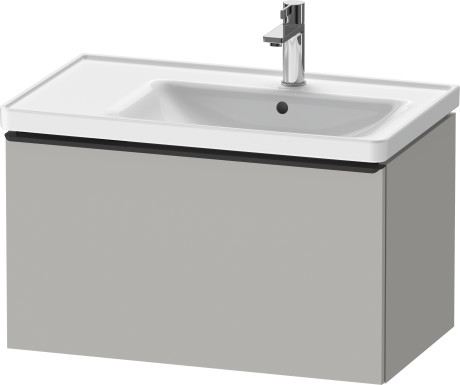 Раковина встраиваемая ассиметричная Duravit D-Neo 2370800000 800 мм х 480 мм, с переливом, с отверстием под смеситель, белая