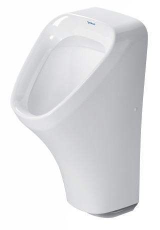 Писсуар подвесной электронный Duravit DuraStyle 2804310000 с питанием от батареек, без "мушки", с креплением, белый 
