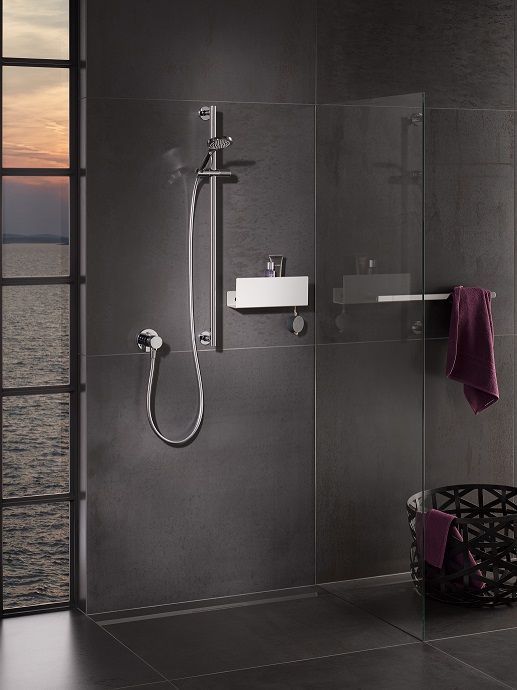 Полочка для душа KEUCO UNIVERSAL 24952 510000 101 мм х 320 мм х 120 мм, цвет белый