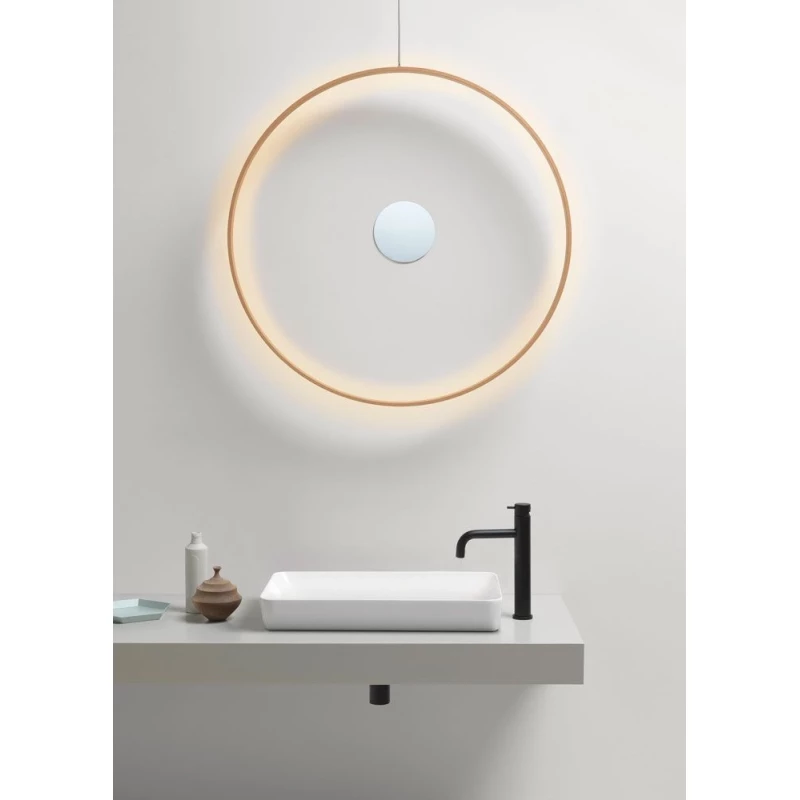 Раковина накладная GSI PURA 883711 600 мм х 380 мм, без отверстия для смесителя, без перелива, белый глянцевый